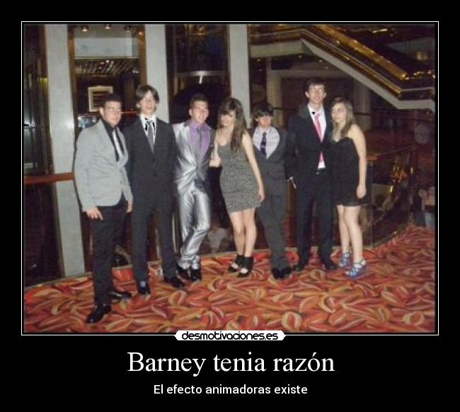 Barney tenia razón -