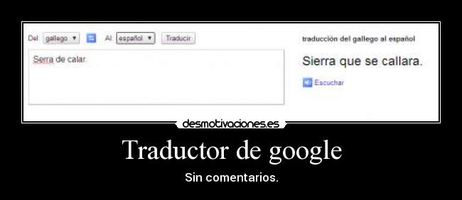 Traductor de google - 
