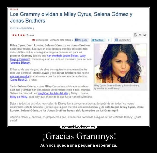¡Gracias Grammys! - 