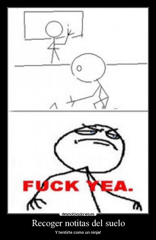 Recoger notitas del suelo - 