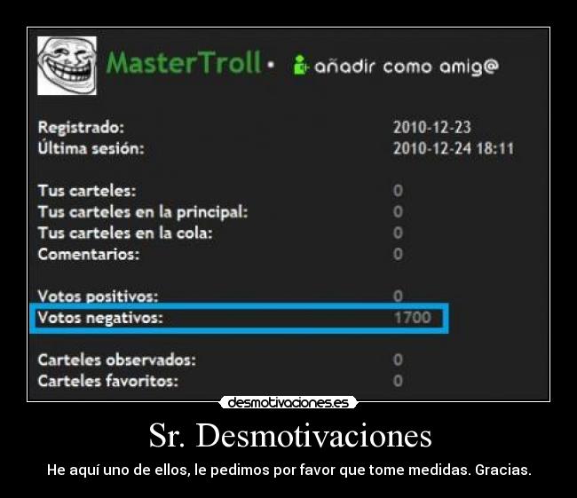 Sr. Desmotivaciones -