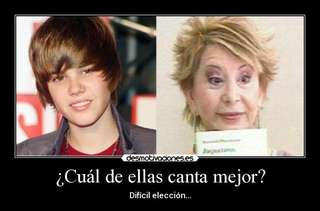 ¿Cuál de ellas canta mejor? - Difícil elección...