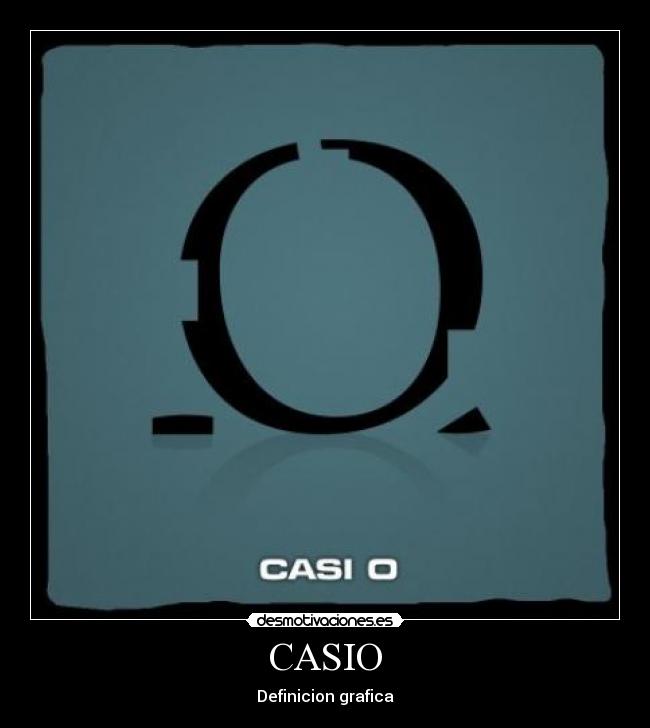 CASIO - Definicion grafica