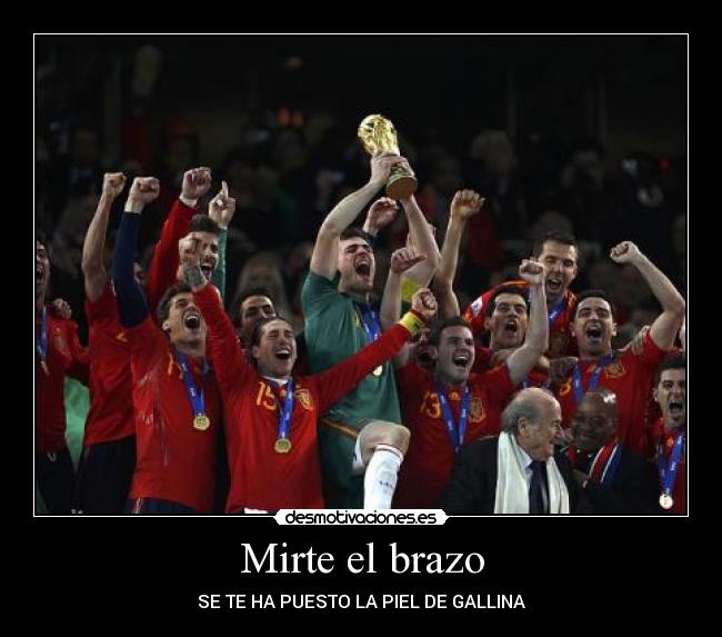 Mirte el brazo - SE TE HA PUESTO LA PIEL DE GALLINA