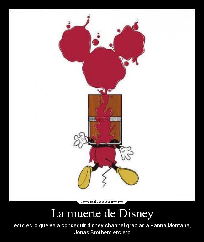 La muerte de Disney -