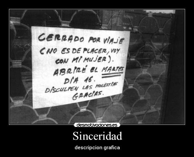 Sinceridad -
