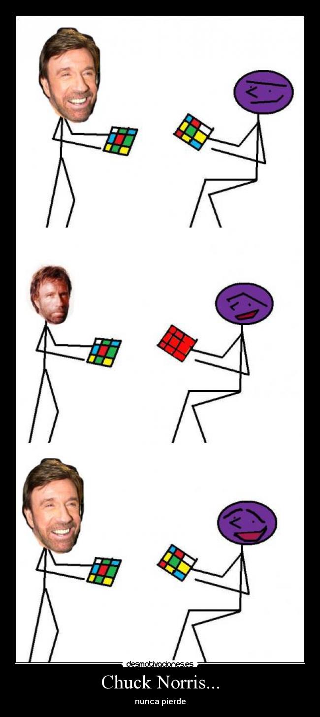 Chuck Norris... - nunca pierde