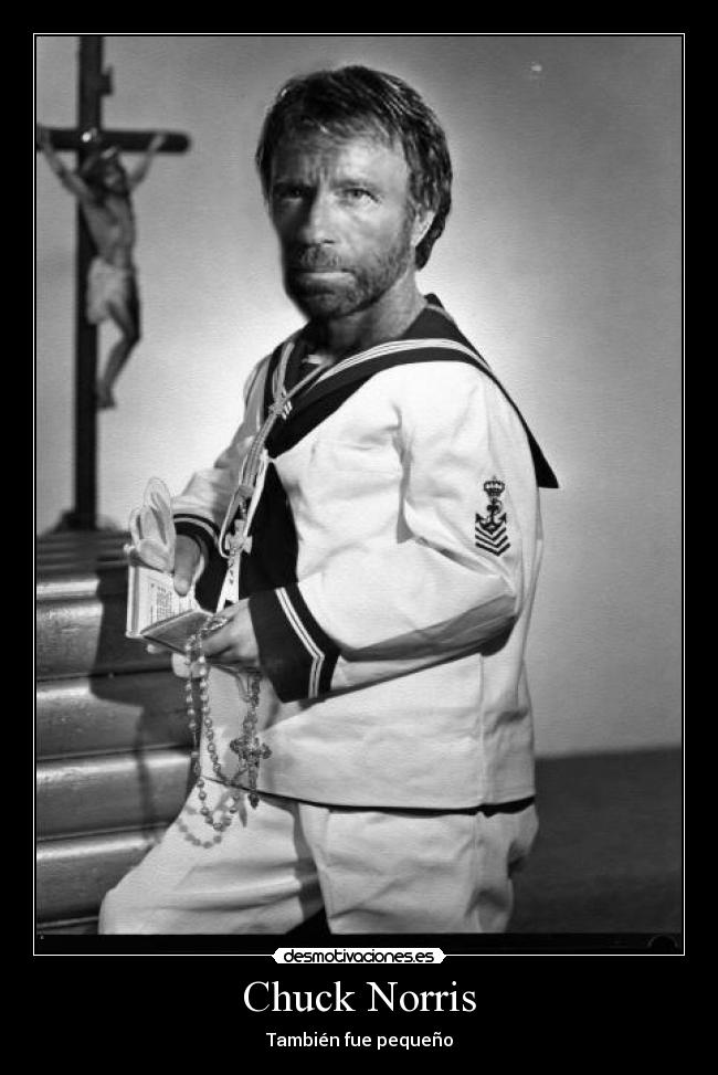Chuck Norris - También fue pequeño