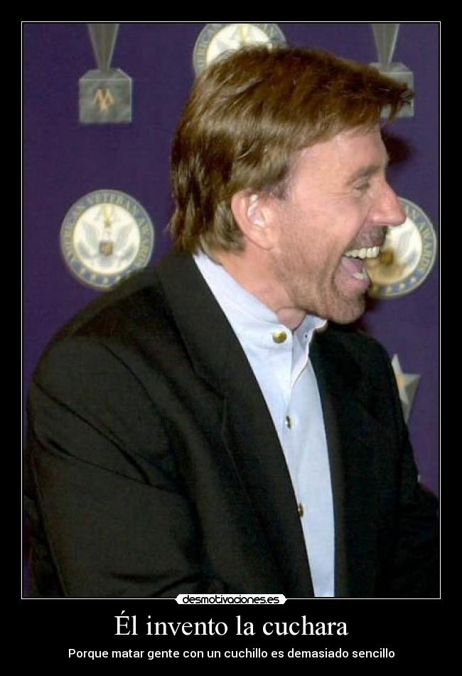Él invento la cuchara - Porque matar gente con un cuchillo es demasiado sencillo