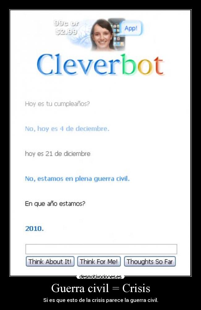 Guerra civil = Crisis -