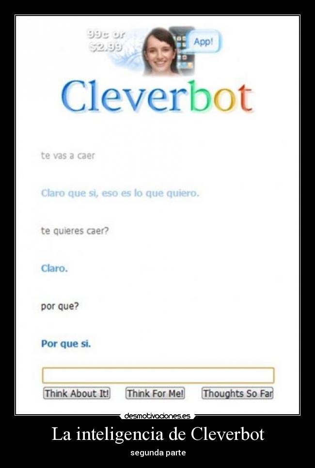 La inteligencia de Cleverbot - segunda parte