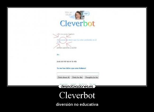 Cleverbot - diversión no educativa