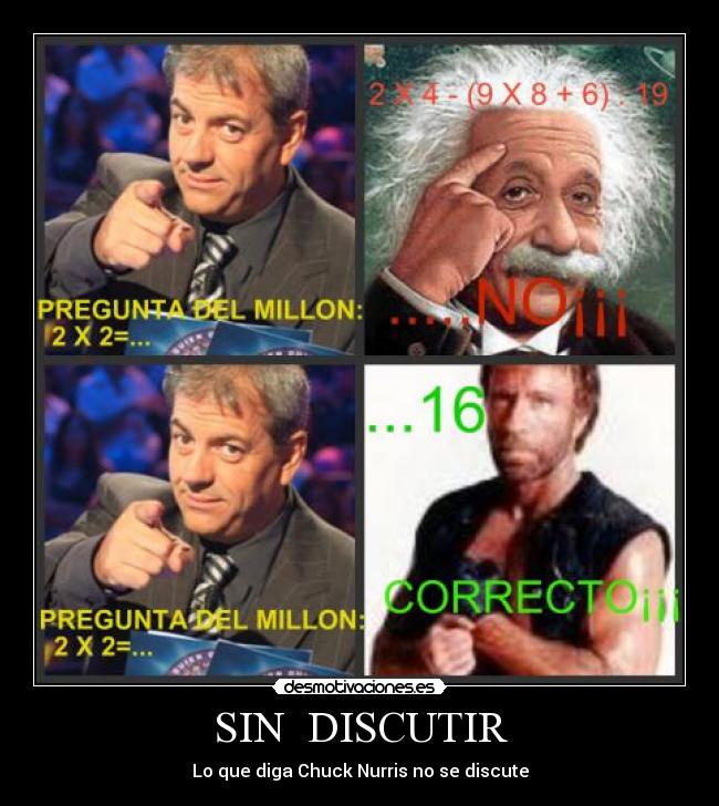 SIN DISCUTIR -