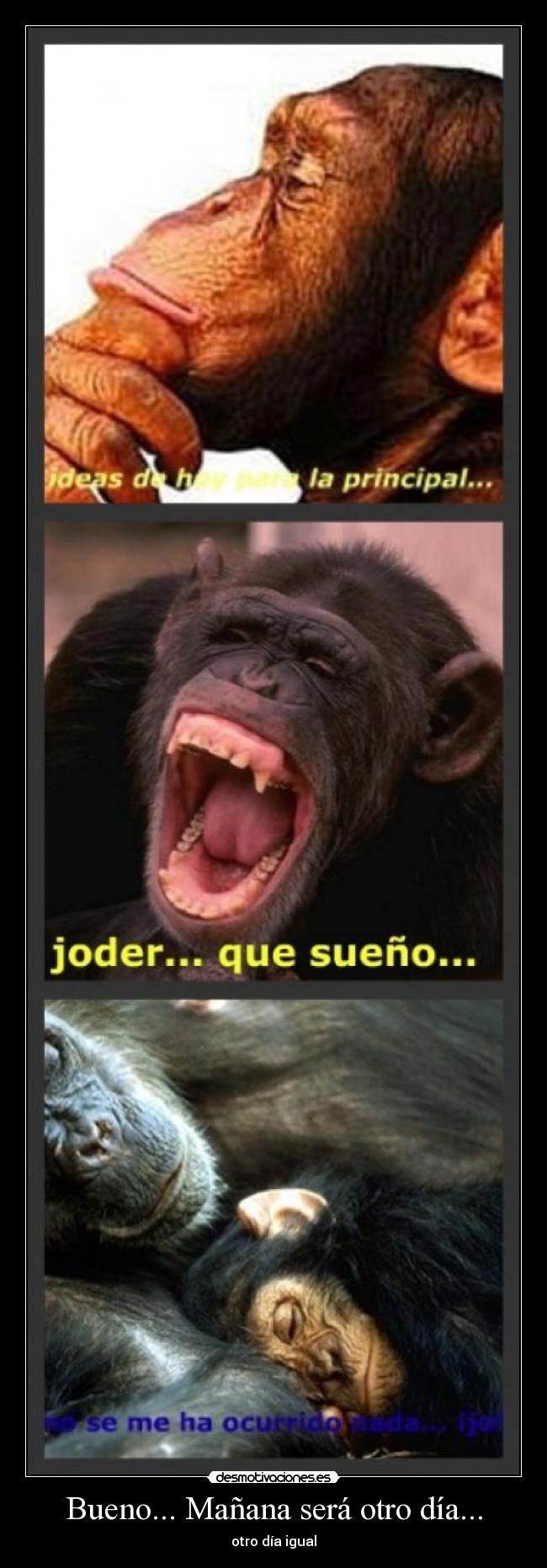 Bueno... Mañana será otro día... - 