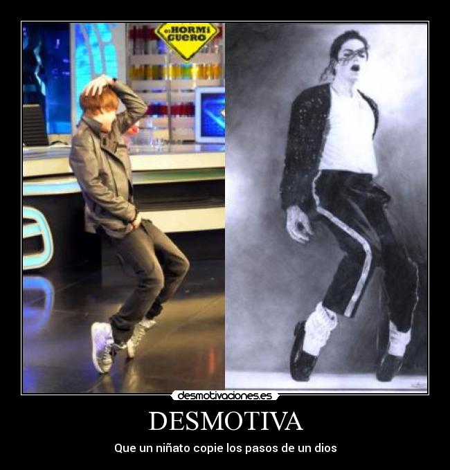 DESMOTIVA - Que un niñato copie los pasos de un dios
