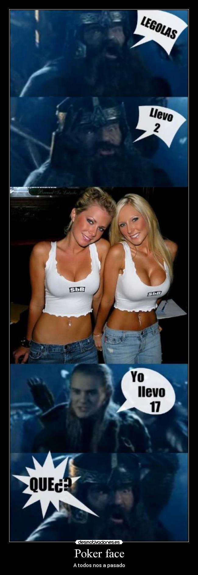 Poker face - A todos nos a pasado