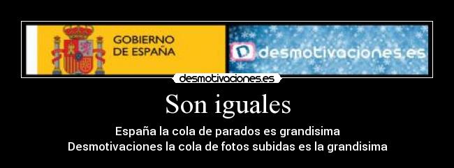 Son iguales -