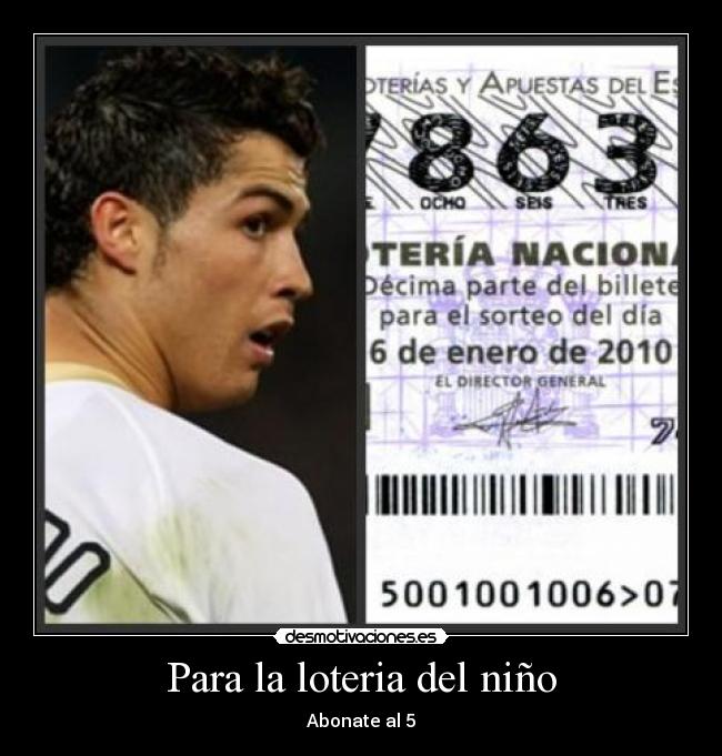 Para la loteria del niño -