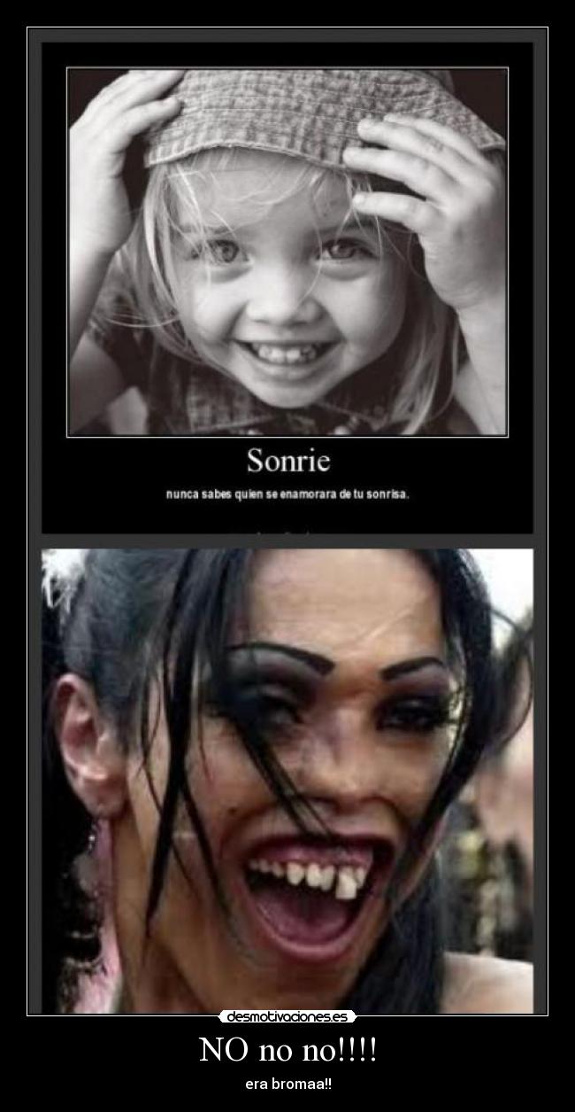 NO no no!!!! - era bromaa!!