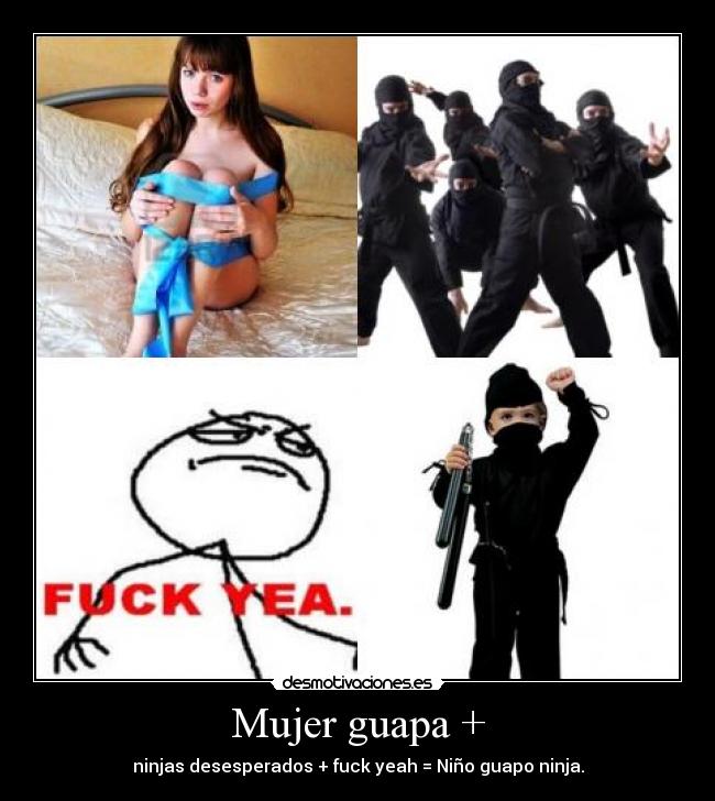 Mujer guapa + - 