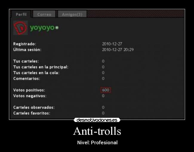 Anti-trolls -