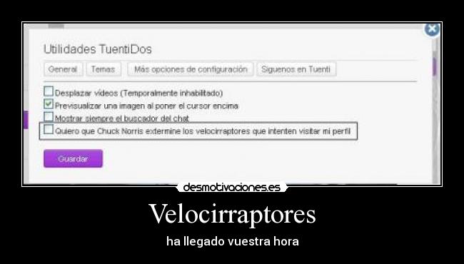 Velocirraptores -
