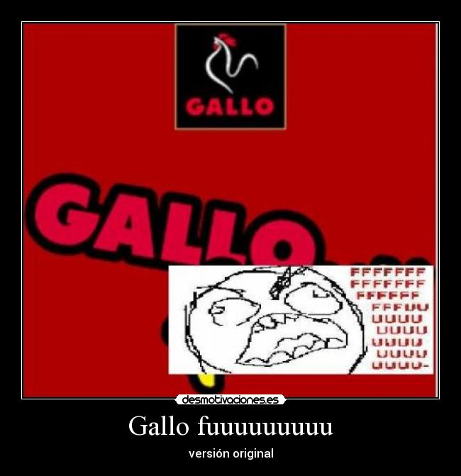 carteles gallo fuuuuuu desmotivaciones