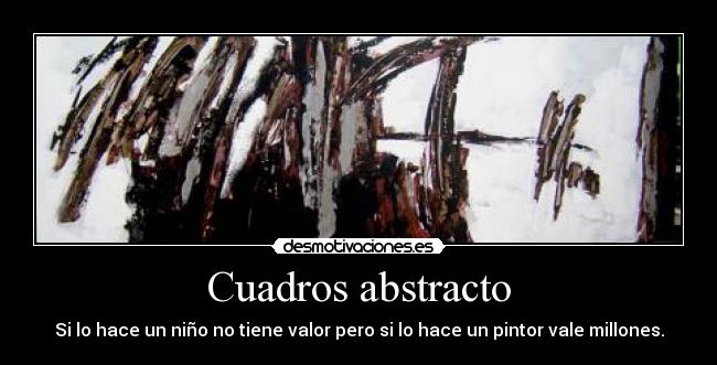Cuadros abstracto -