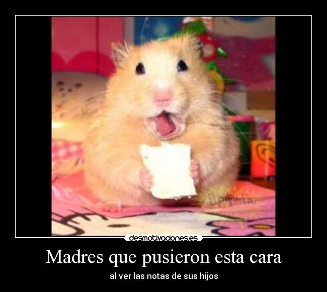 Madres que pusieron esta cara -