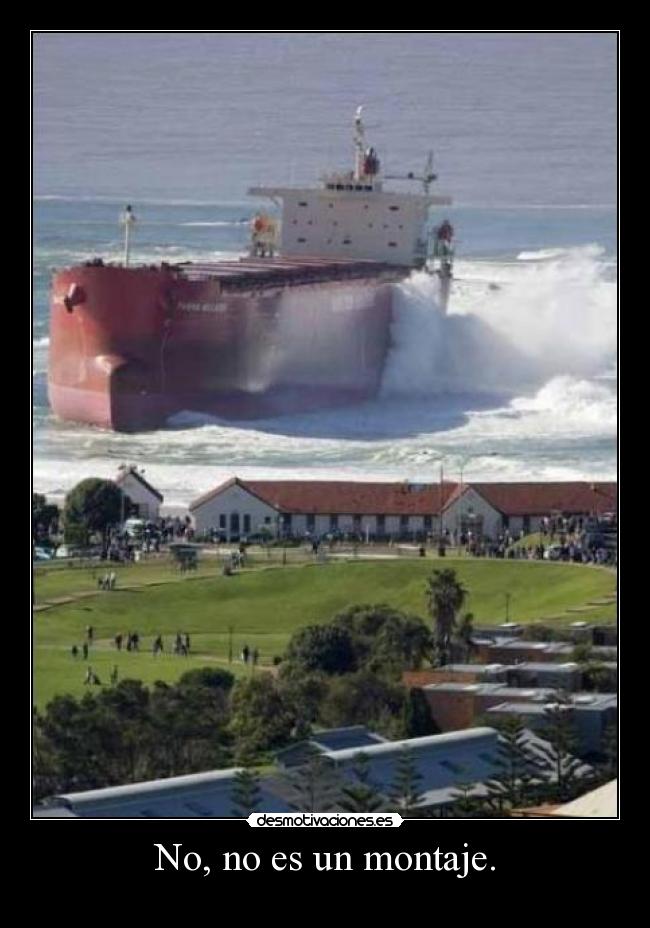 No, no es un montaje. -
