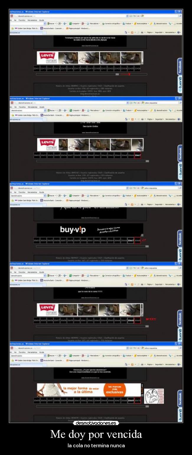 Me doy por vencida -