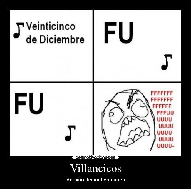 Villancicos - Versión desmotivaciones