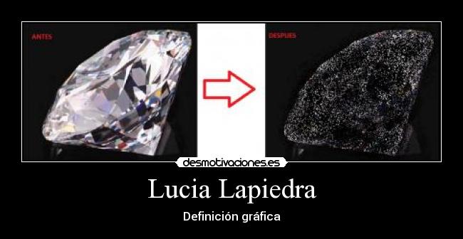 Lucia Lapiedra - Definición gráfica