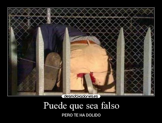 Puede que sea falso -