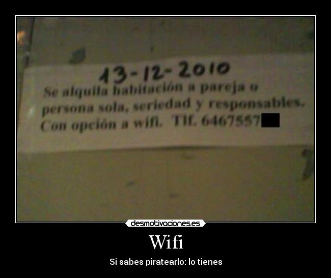 carteles wifi hacker desmotivaciones
