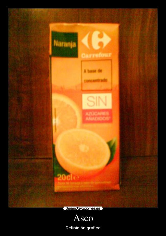 Asco - Definición grafica