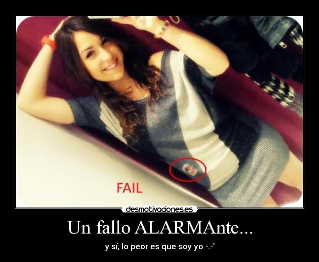Un fallo ALARMAnte... -
