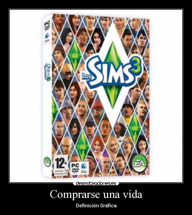 carteles vida the sims videogames lol desmotivaciones