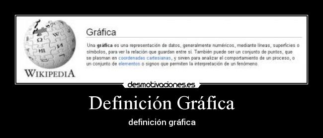 Definición Gráfica - definición gráfica