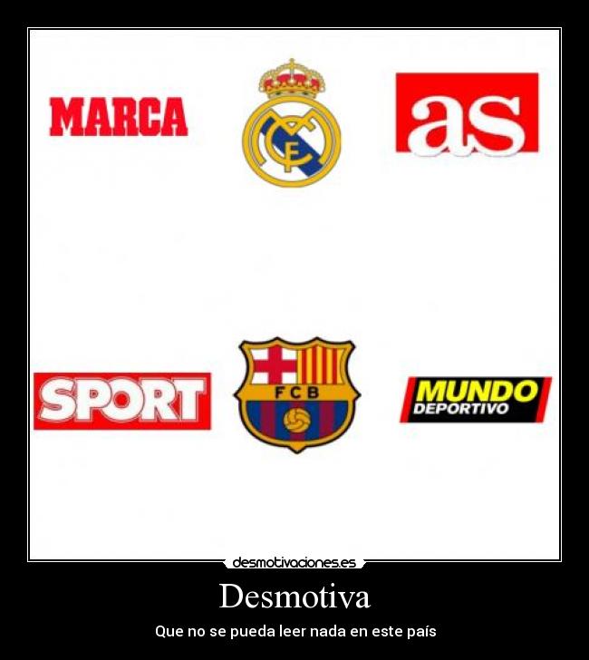 Desmotiva - Que no se pueda leer nada en este país