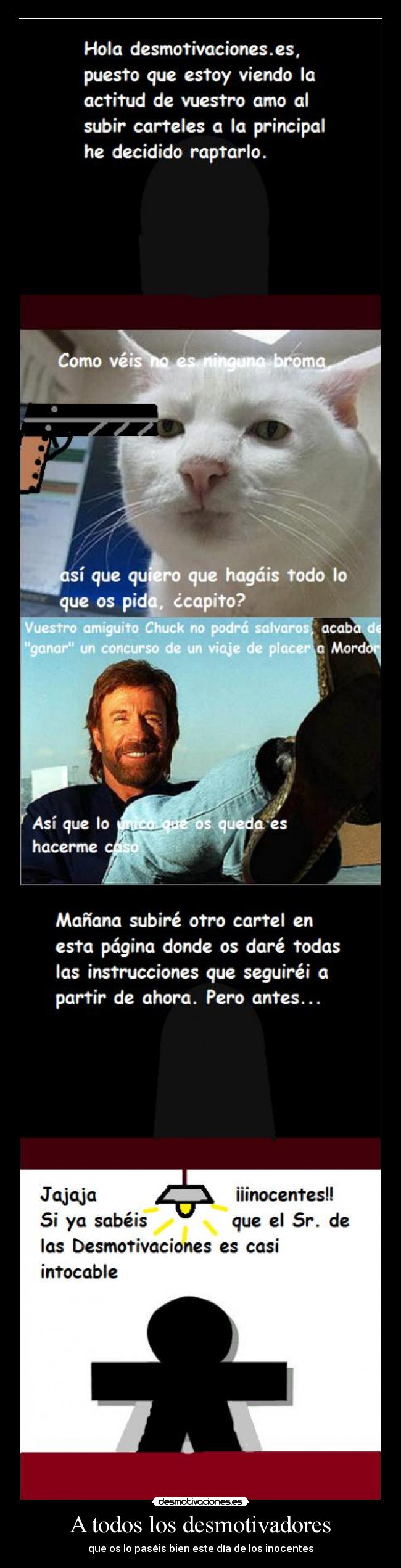 A todos los desmotivadores - que os lo paséis bien este día de los inocentes