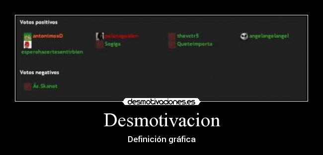 Desmotivacion -