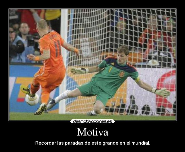Motiva - Recordar las paradas de este grande en el mundial.