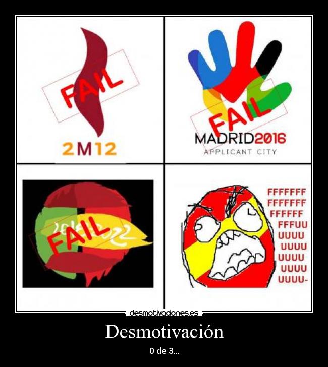 Desmotivación - 0 de 3...