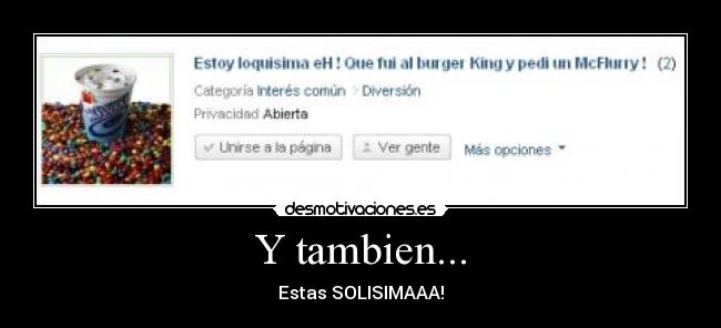 Y tambien... -