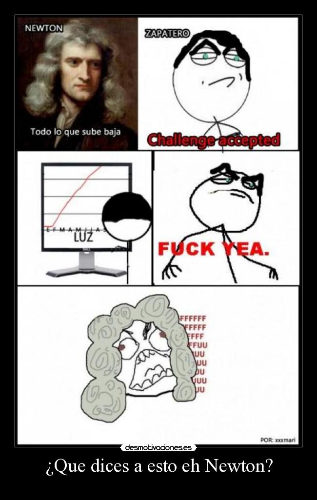 carteles newton desmotivaciones