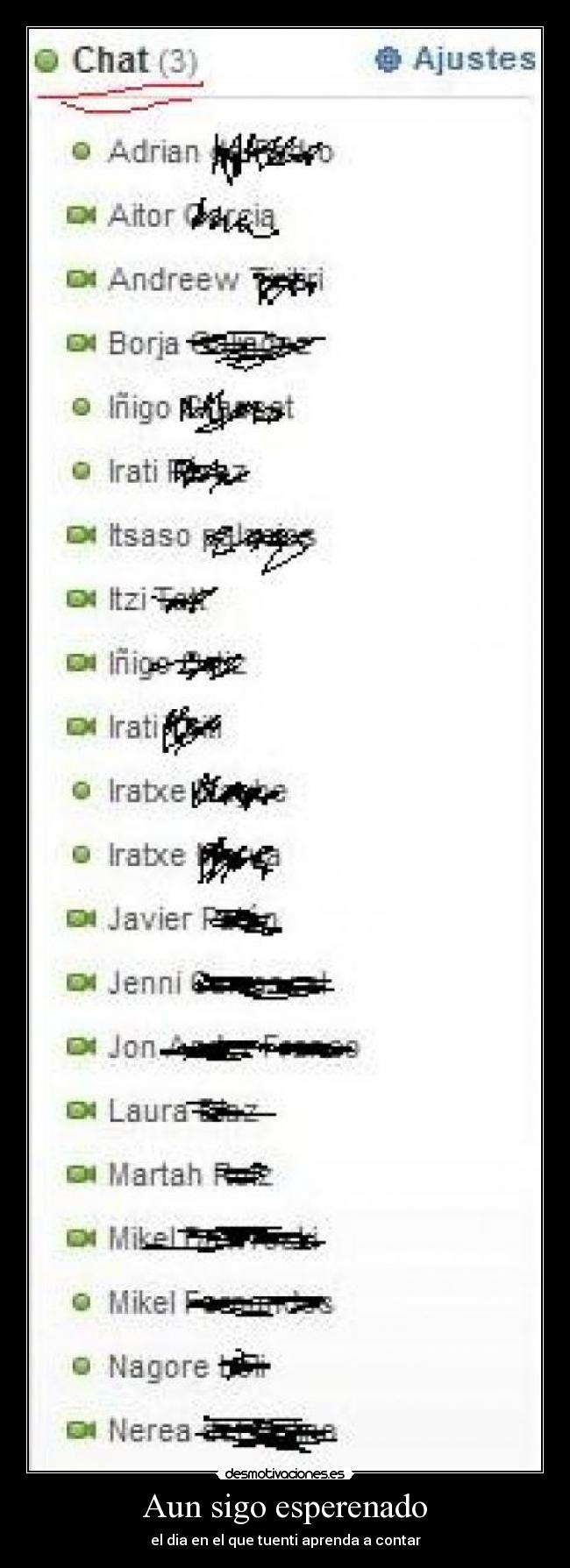 Aun sigo esperenado -