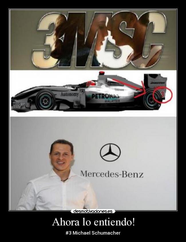 Ahora lo entiendo! - #3 Michael Schumacher