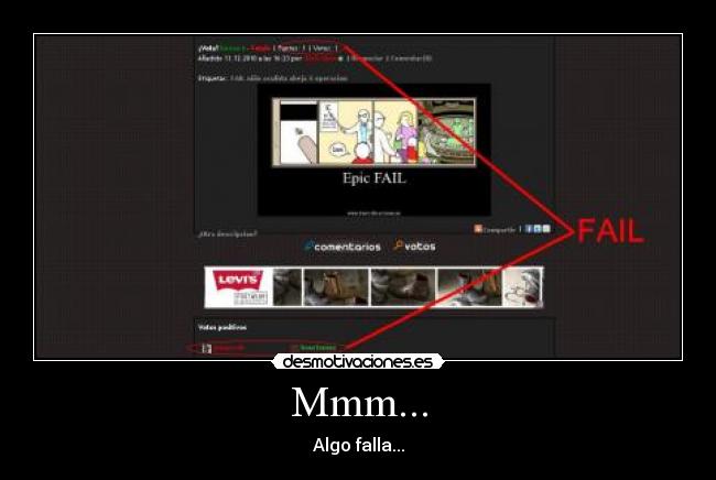 Mmm... - Algo falla...