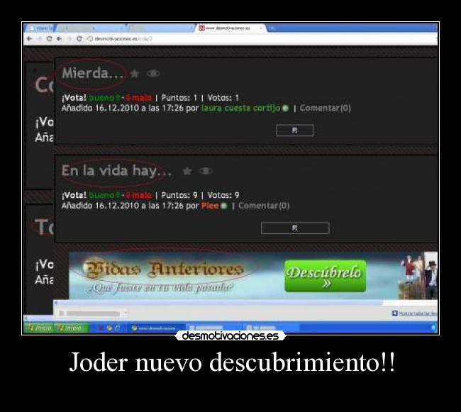 Joder nuevo descubrimiento!! -